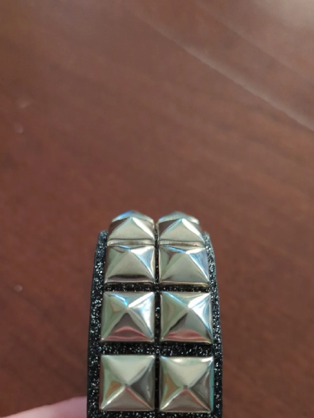 Vintage Black Studded Pyramid Bracelet Goth Punk